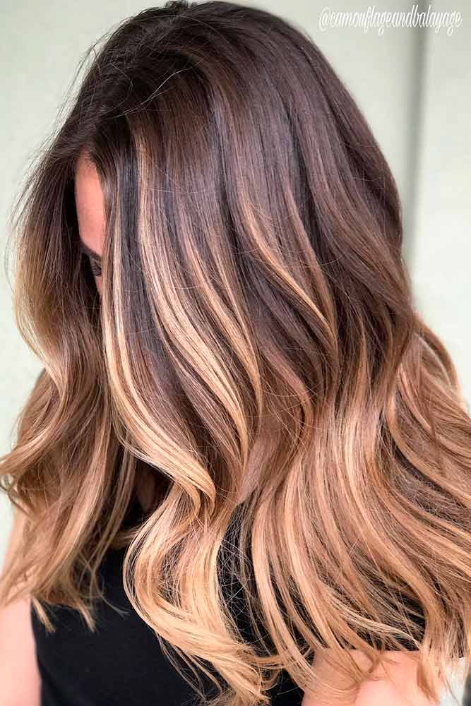 Trendy Brown Ombre Hairstyle