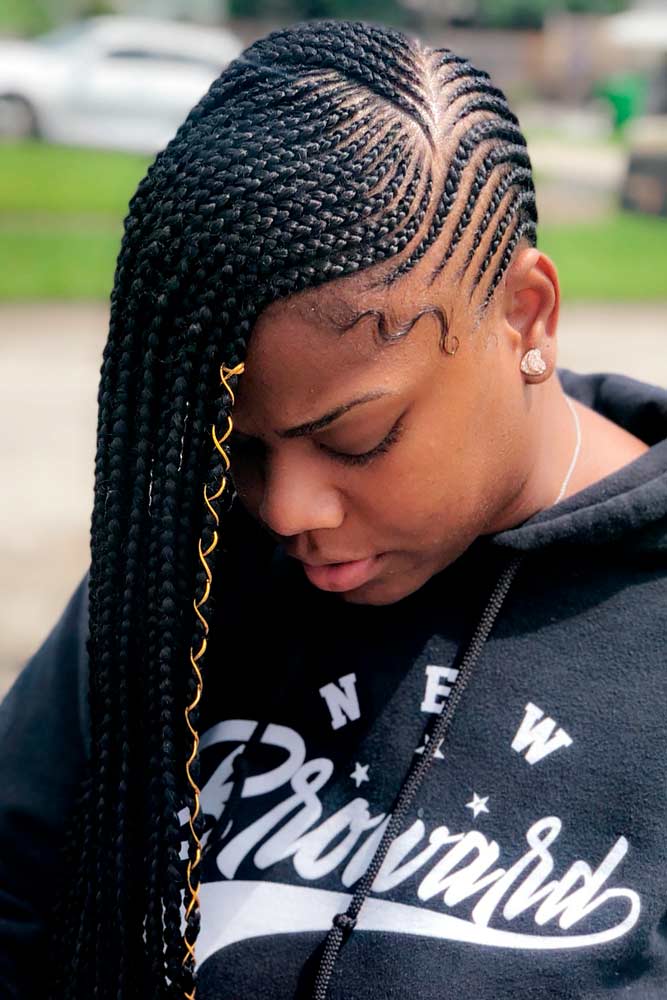 cornrow side braid hairstylesTikTok Search