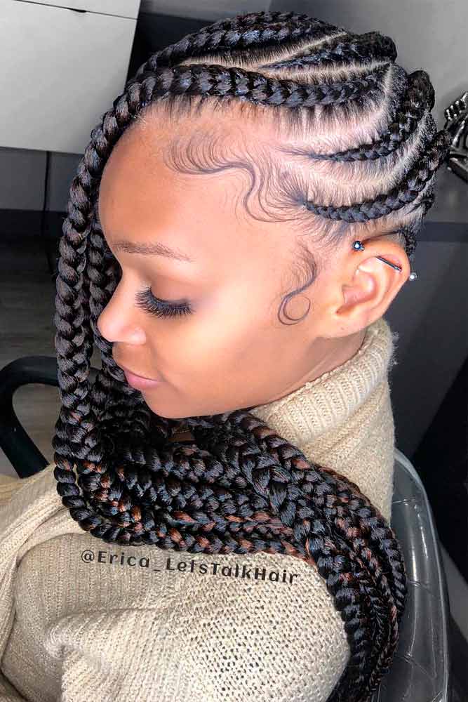 Zig-Zag Lemonade Braids #lemonadebreaids #beaidedhair