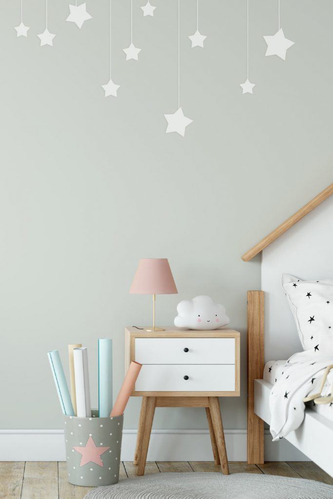 Falling Stars Kids' Room Decoration Idea