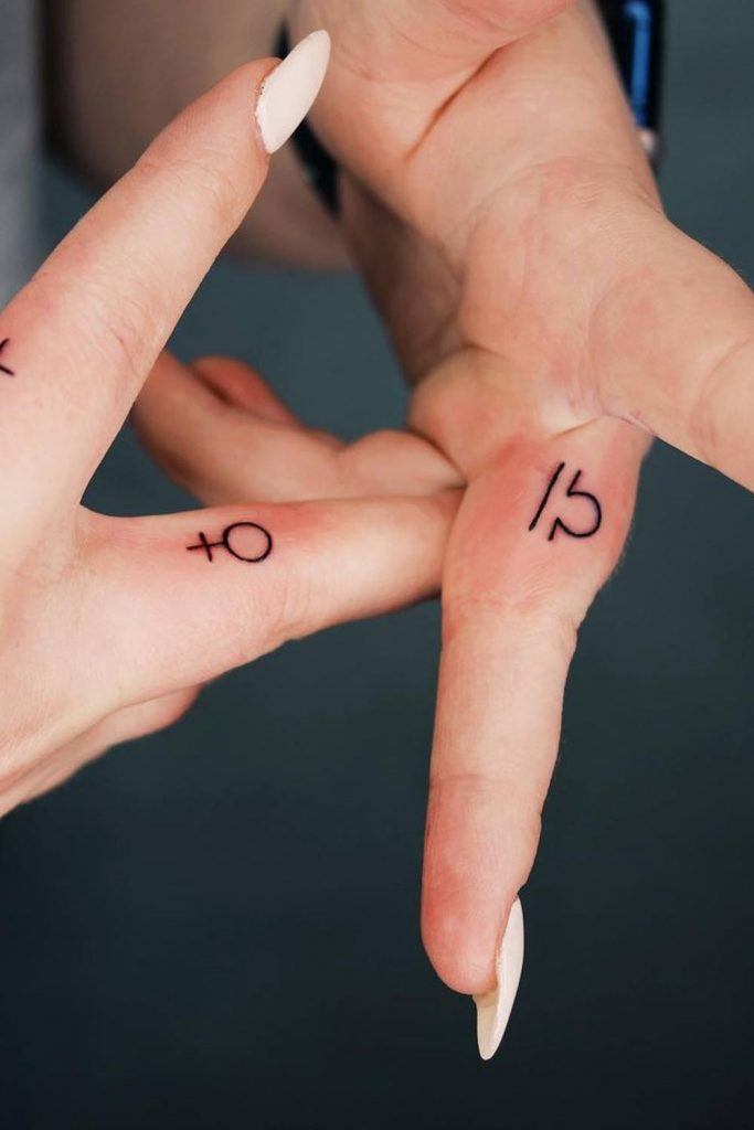 92 Matching Couple Tattoos With Meaning 2024 - Our Mindful Life