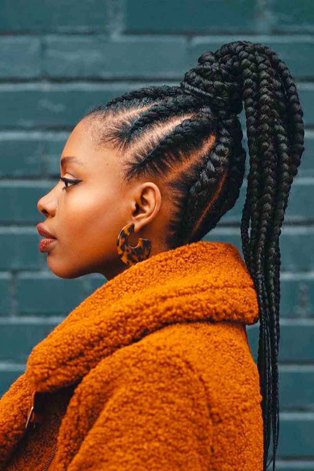 Fulani Braids Into Ponytail #braids #ponytails