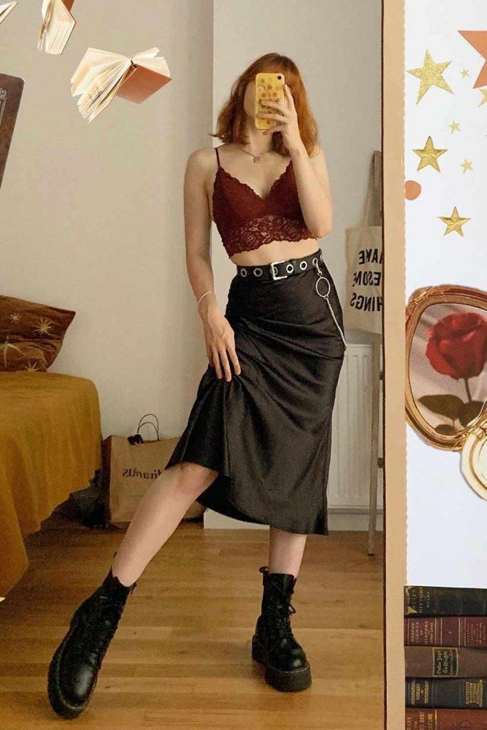 Midi Skirt With Bralette