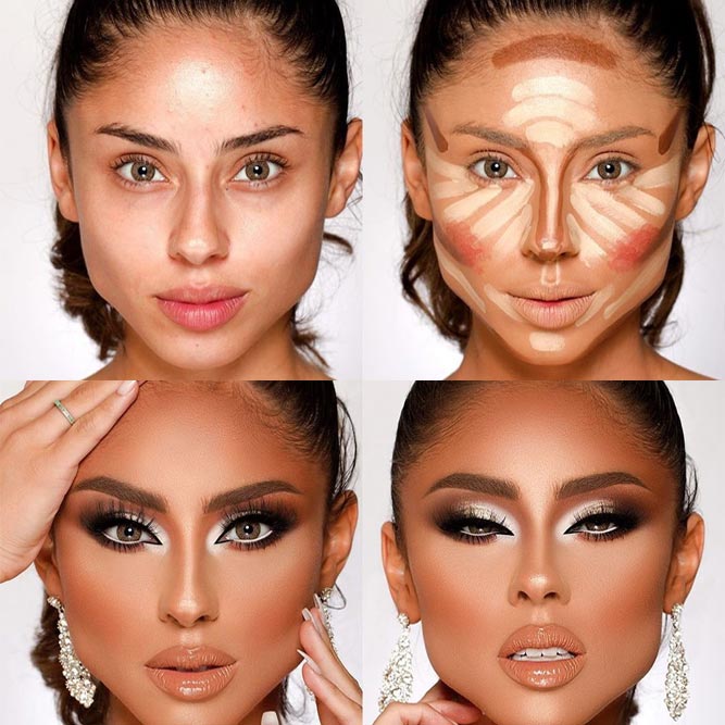 Contour Makeup Tutorial #smokey 