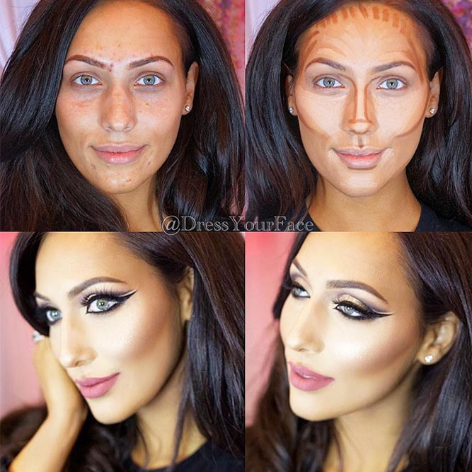 How To Contour Oval Face Shape