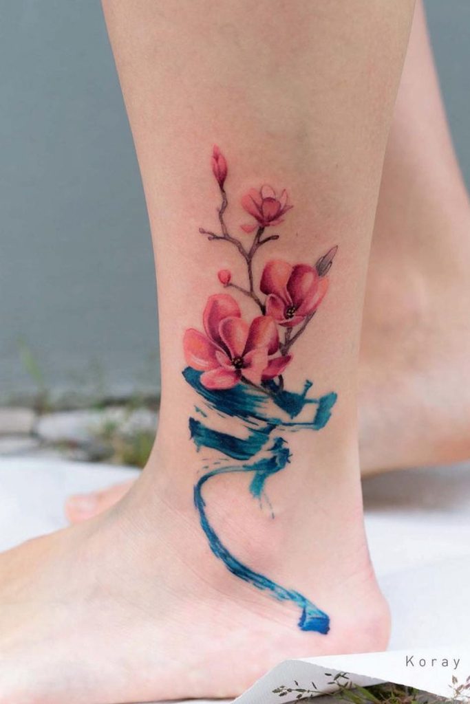 55 Adorable Calf Tattoo Ideas who Loves Charming Design 2023