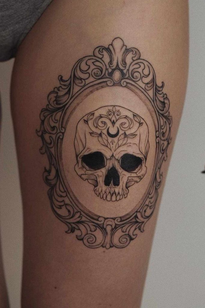 Skull Vintage Style Tattoo