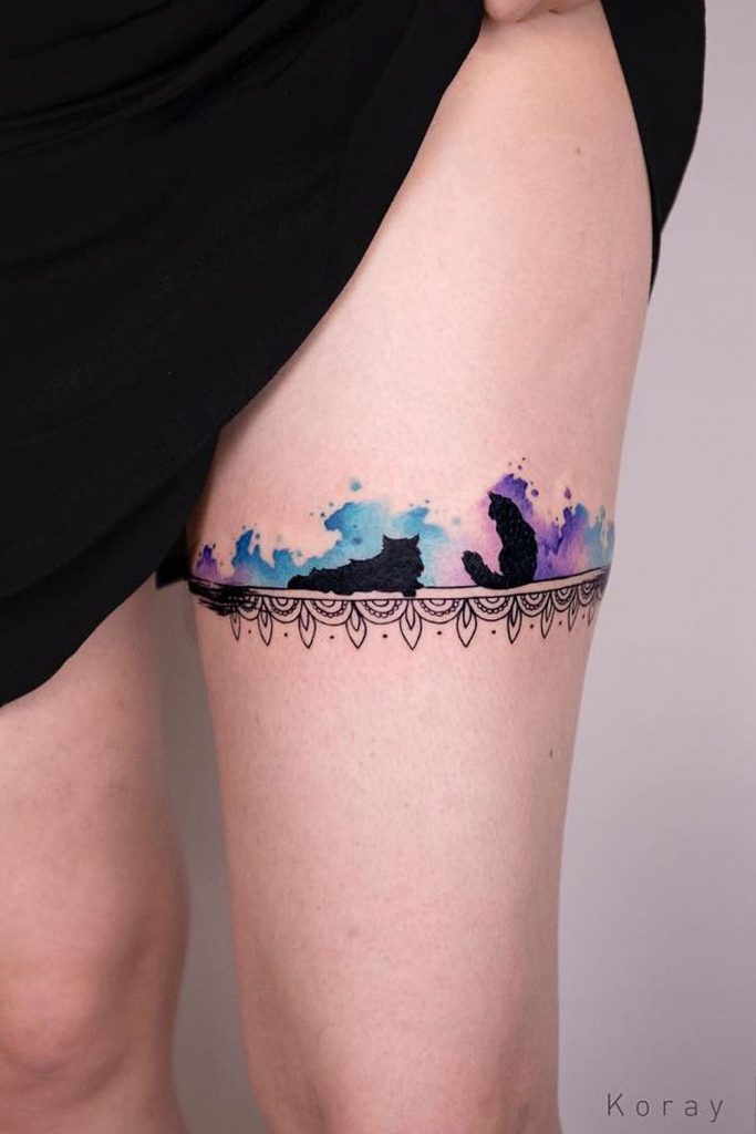 Creative Leg Tattoos For Women Designs