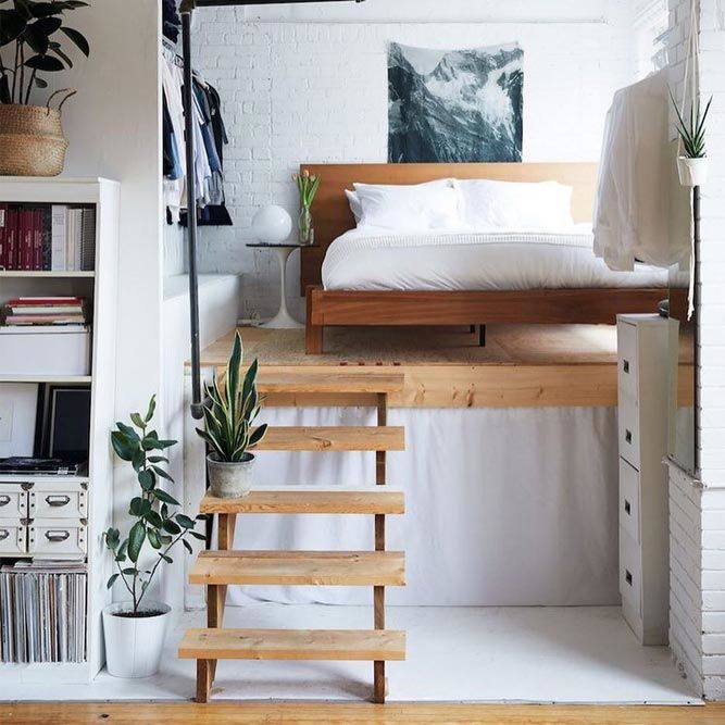 Lofted Bedroom Idea For Small Space #smallroom