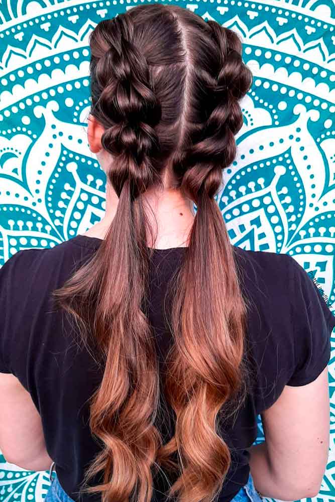 Pretty Ponytails For Long Hair #prettyhairstyles #easyhairstyles