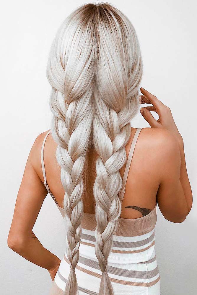 Simple Braids #braids #easyhairstyles