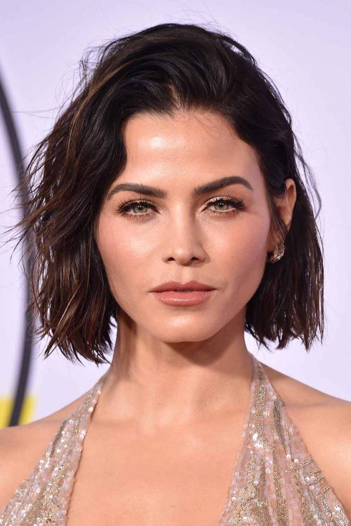 Jenna Dewan-Tatum with Dark Layered Bob