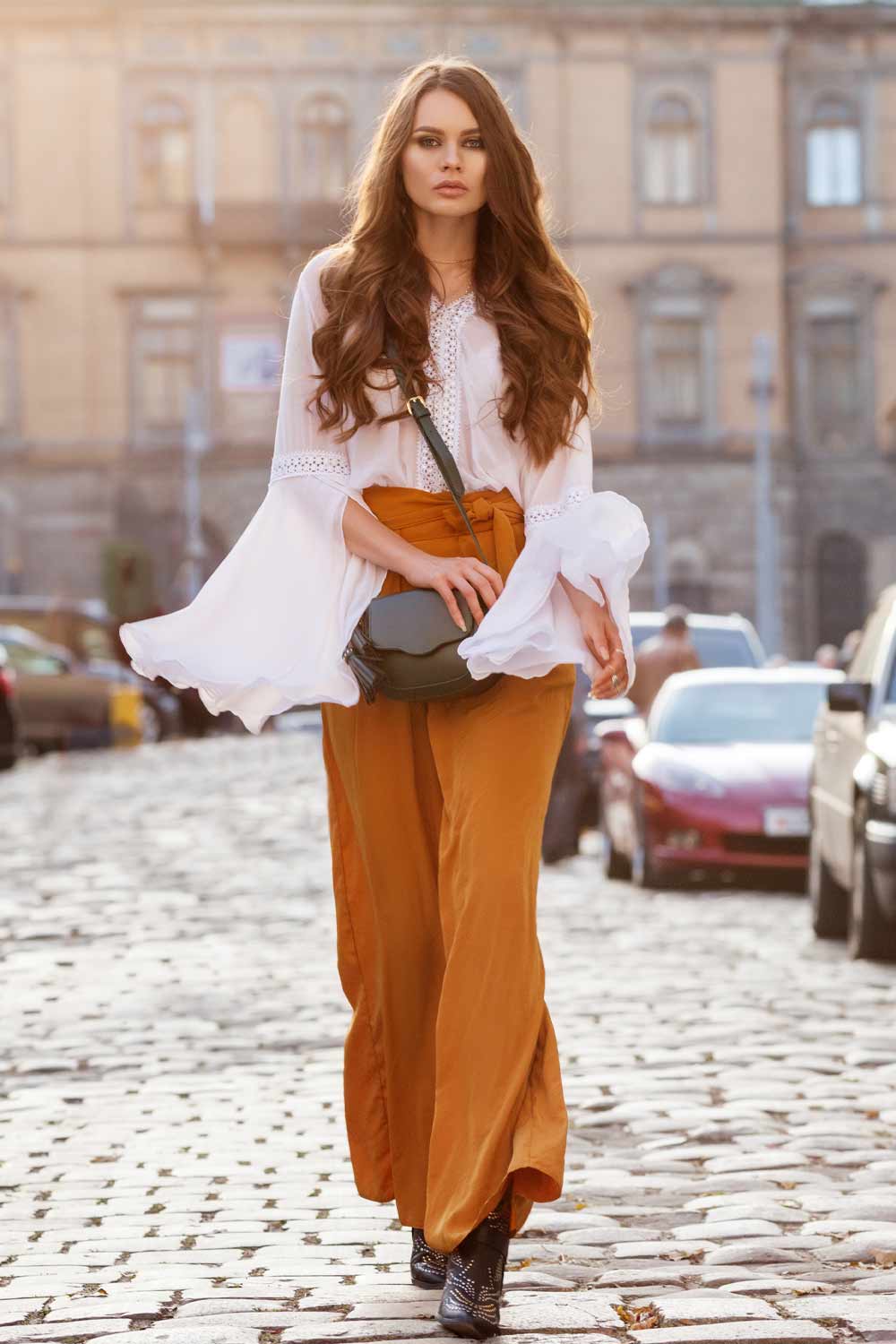 Summer Outfits with Blouse and Pants