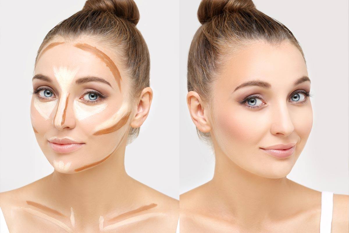 Contouring And Highlighting Chart · How To Create A Tan Or Contour Makeup ·  Beauty on Cut Out + Keep