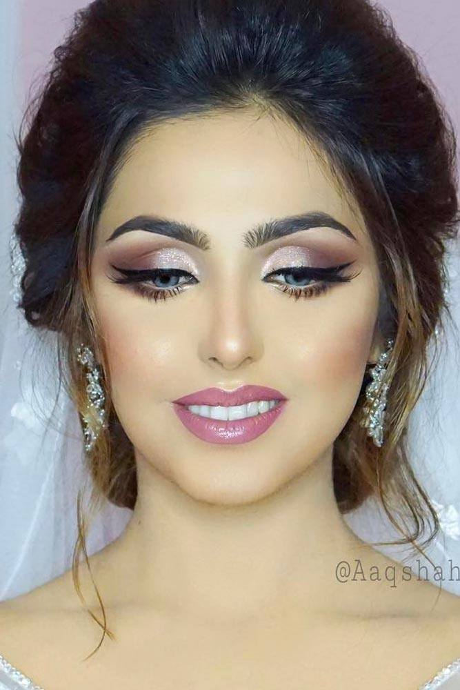 Perfect Bridal Glam Makeup Ideas