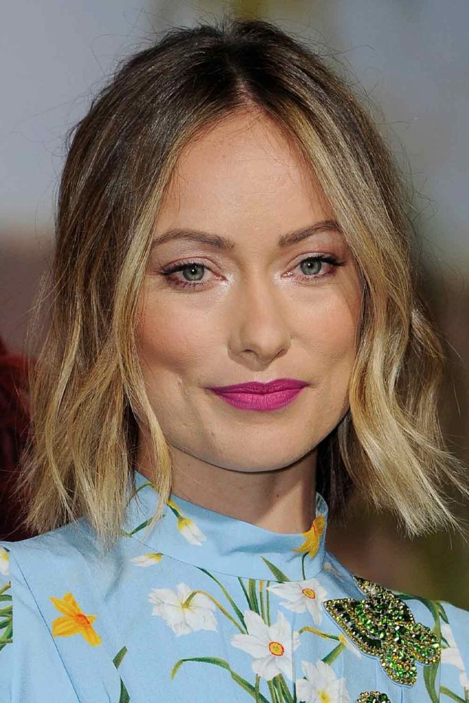 Olivia Wilde with Dirty Blonde Balayage