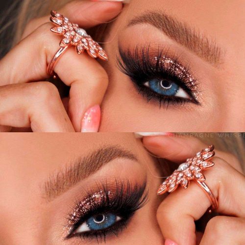 Best Shimmer Smokey Eyes Makeup