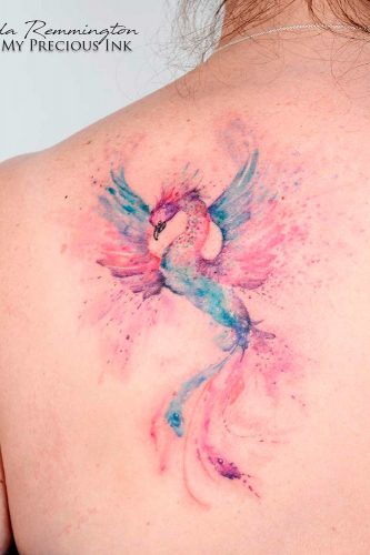 Colorful Shoulder Tattoos