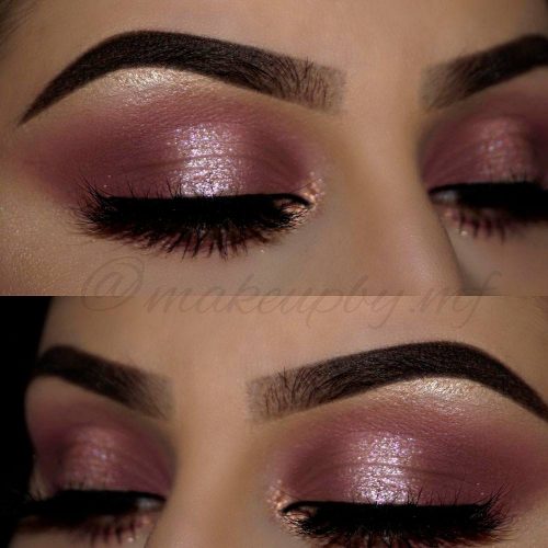 Rose Gold Ombre Eyes Makeup Ideas