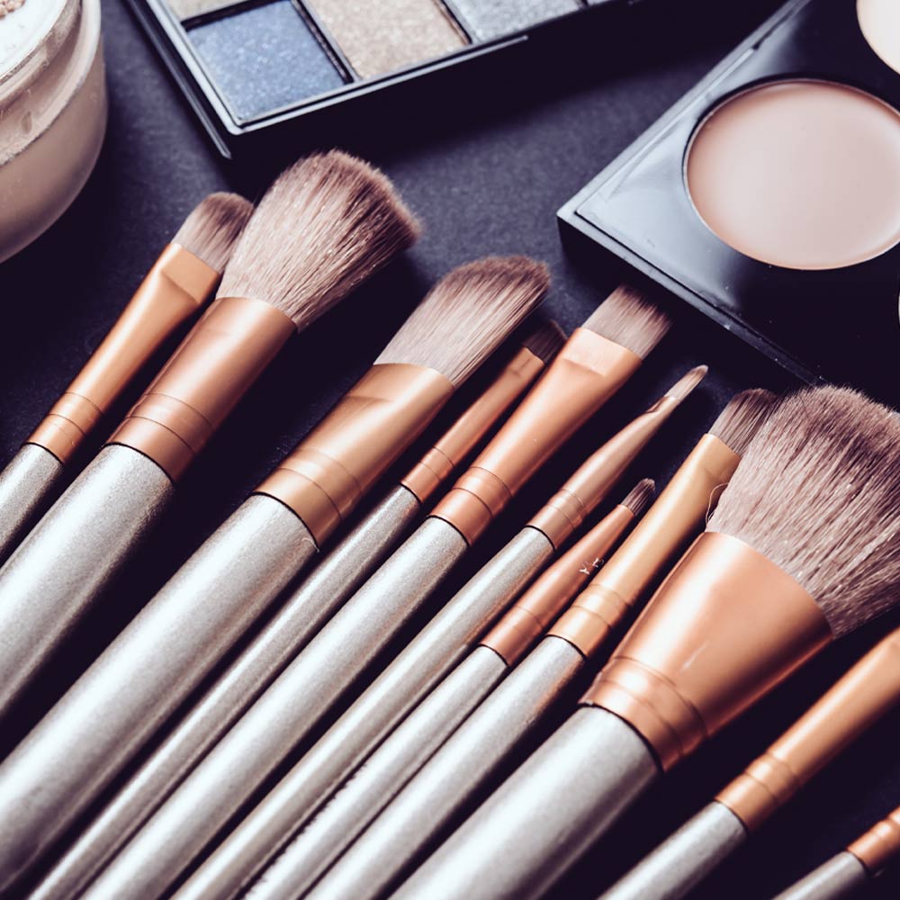 Set of Cosmetics Brushes