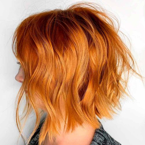 Long Bob Haircut With Ombre