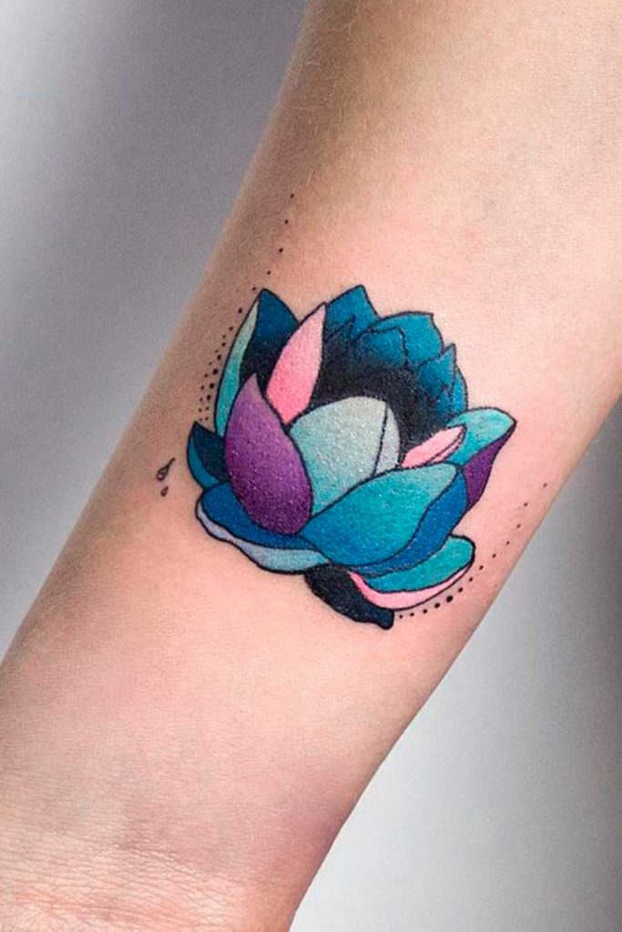 40 Beautiful Lotus Flower Tattoo Designs