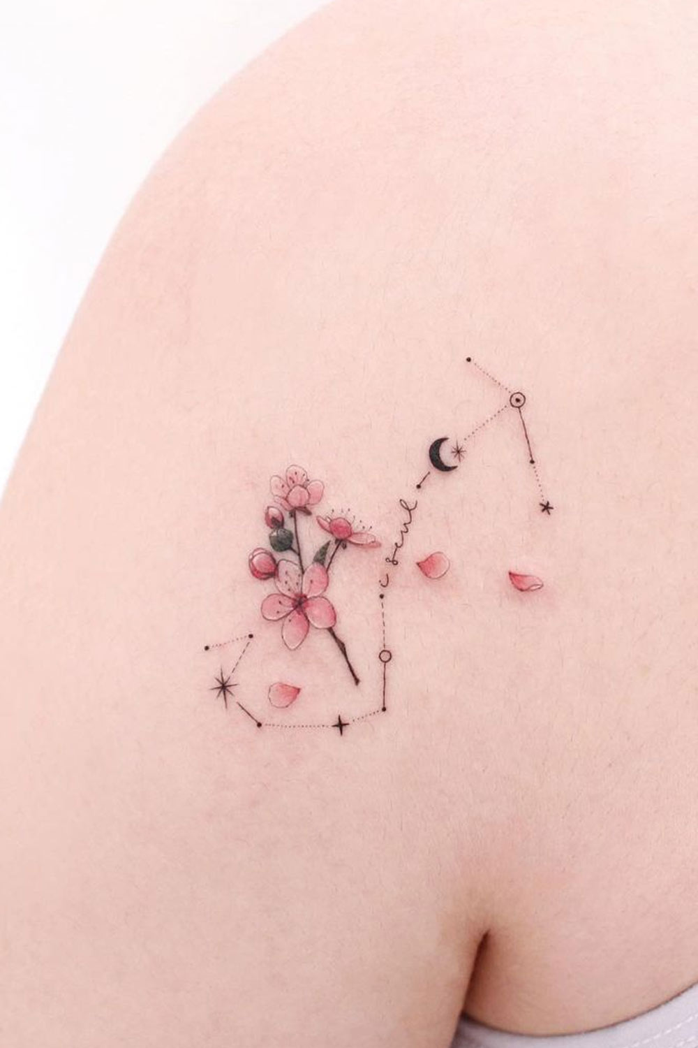 Scorpio Constellation Tattoo Design