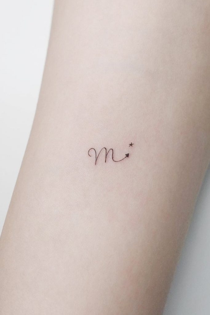 Scorpio Zodiac Sign Temporary Tattoo Sticker - OhMyTat