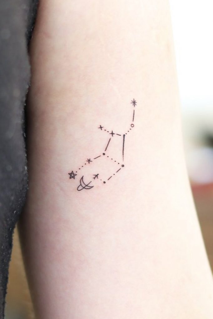 Aggregate more than 78 minimalist virgo constellation tattoo super hot   thtantai2