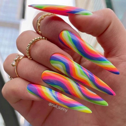 30+ Rainbow Nails to Brighten Up Your Summer - Glaminati.com
