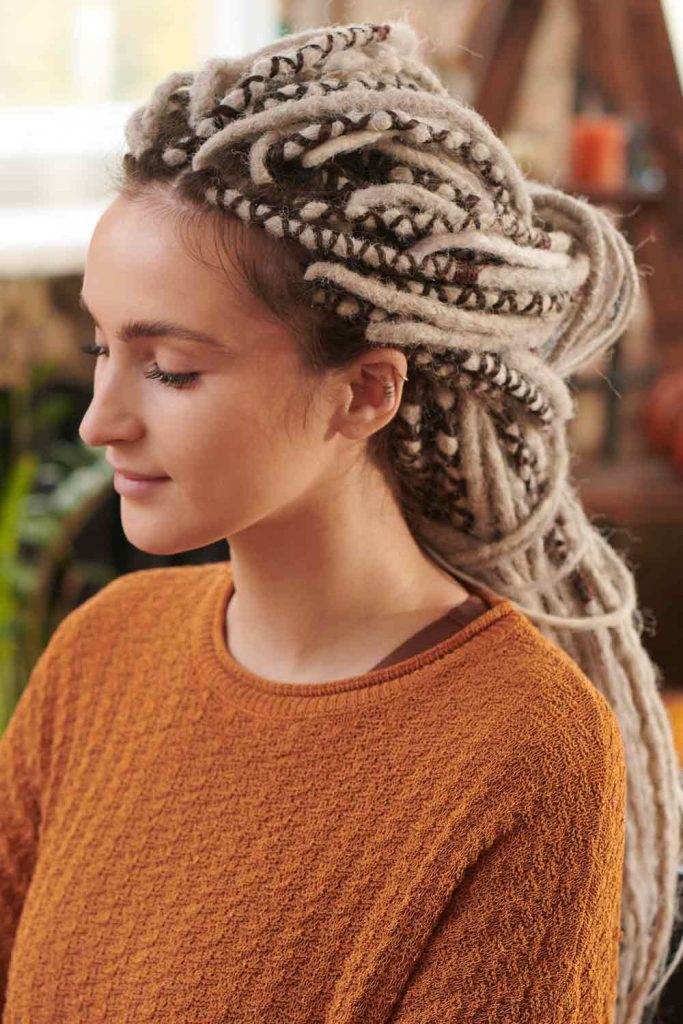 40 Fabulous Funky Ways to Pull Off Faux Locs