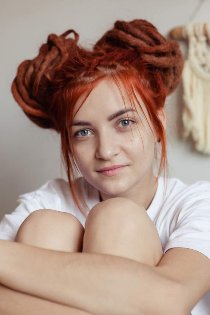 Red Dreadlocks Hairstyle