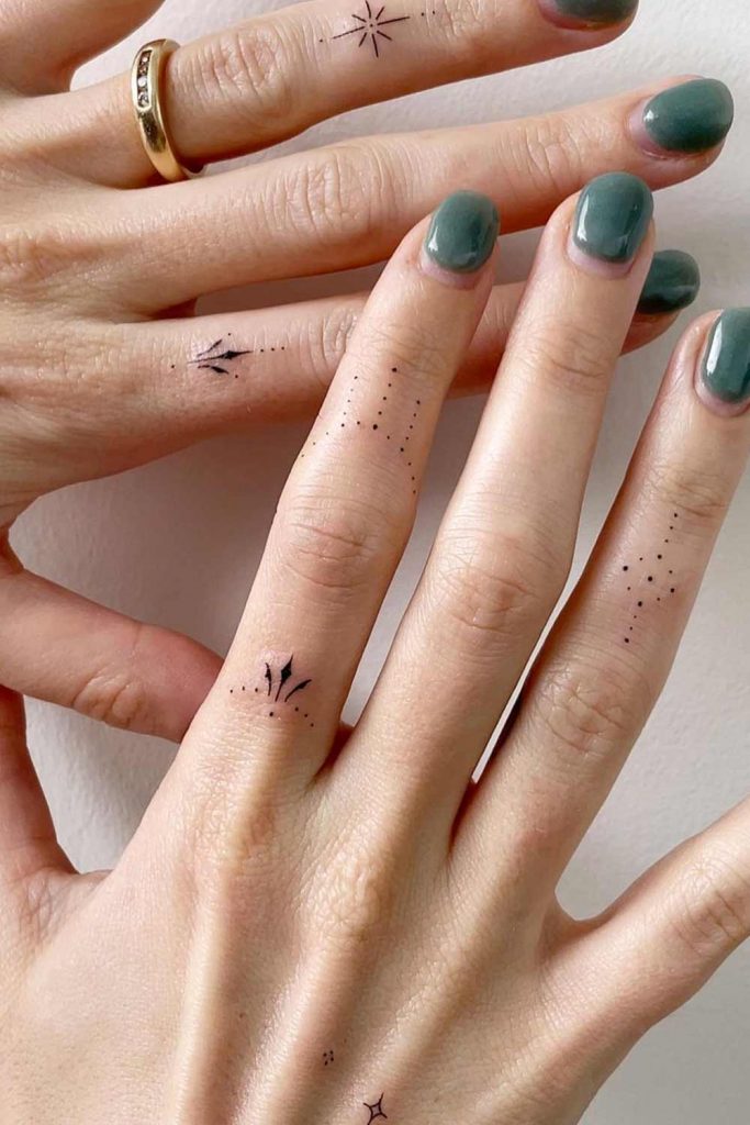 Minimalist Finger Tattoos