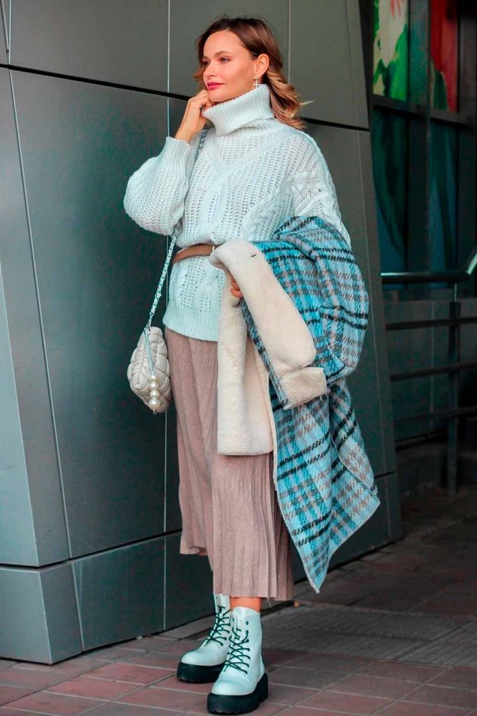 Long Skirt with Sweater Outfits