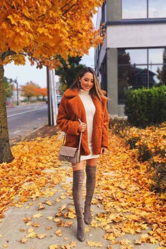 Fall Colored Fluffy Jacket