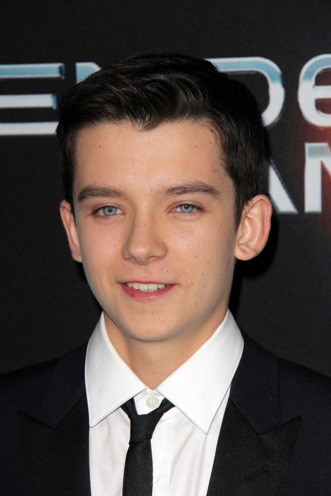 Asa Butterfield with Dark Side Quiff