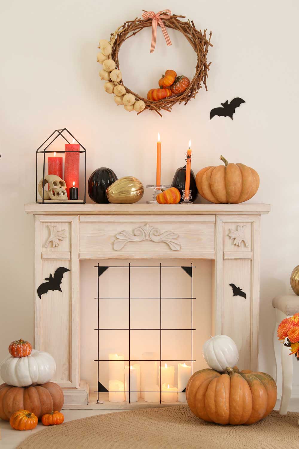 Fireplace Halloween Decoration Idea