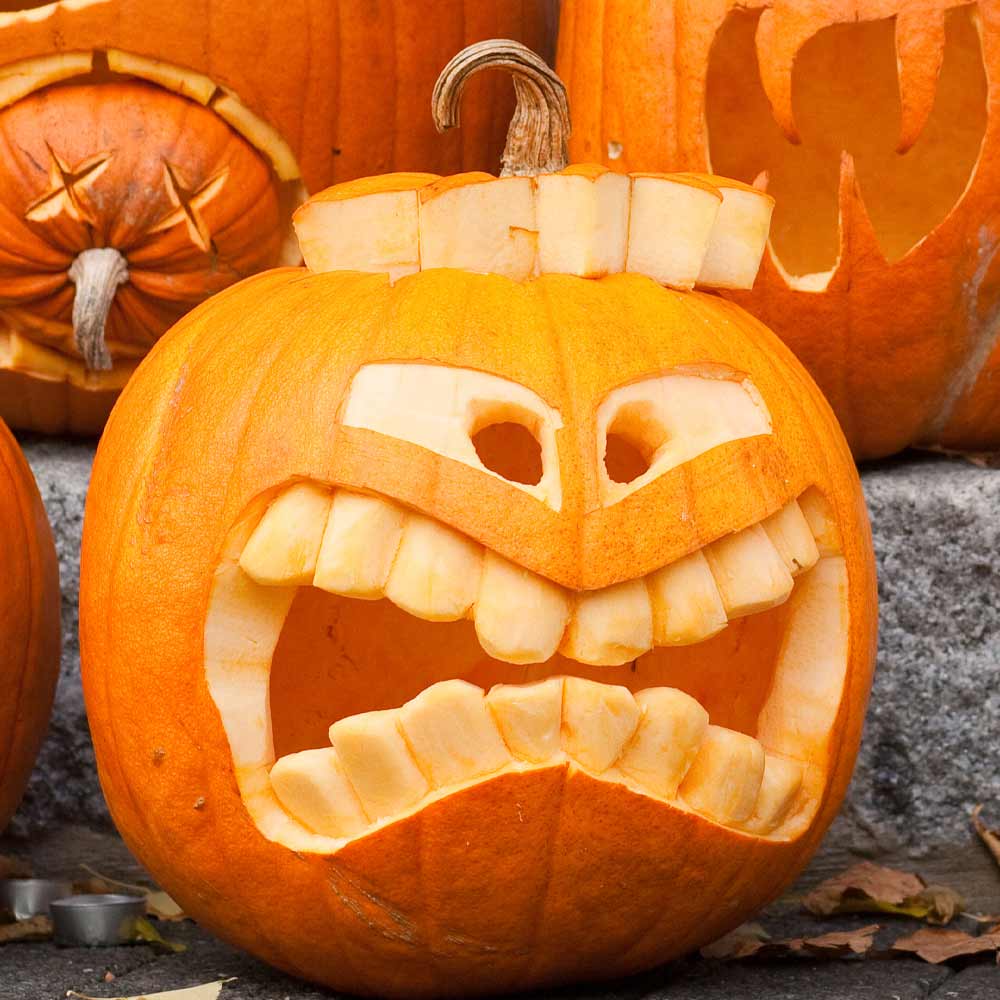 Funny Idea of Halloween Pumpkin