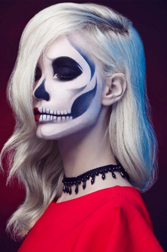Black and White Skeleton Makeup Ideas