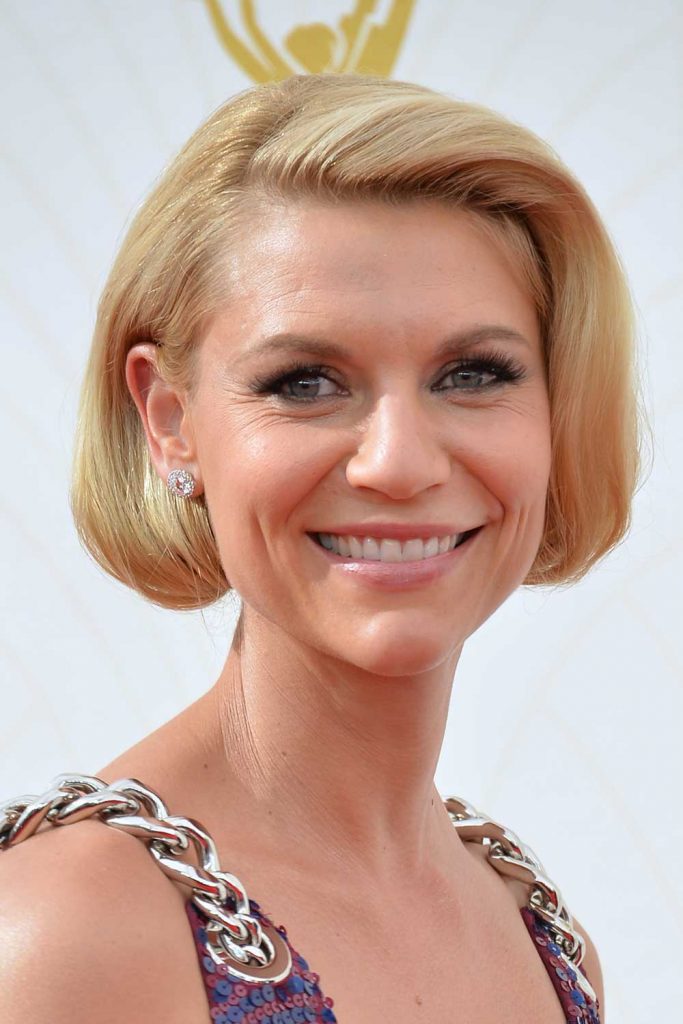 Claire Danes Blonde Faux Bob