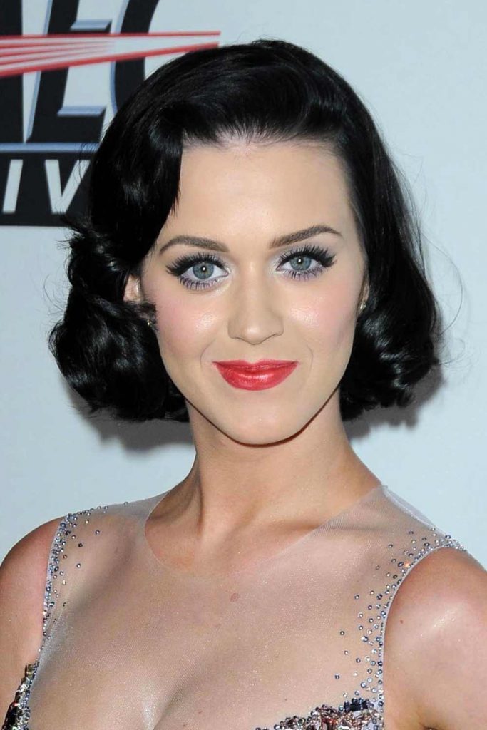 Katy Perry Vintage Curly Bob