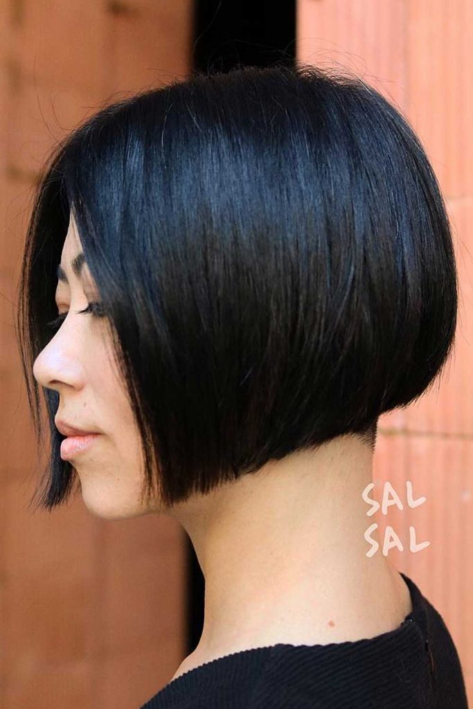 Blunt Inverted Short Bob