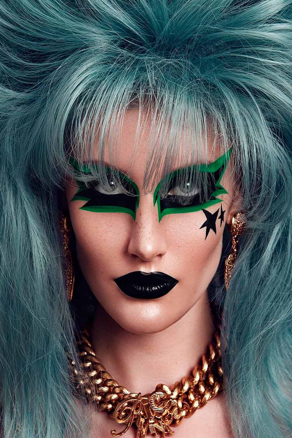 80 S Punk Rock Hair And Makeup - Mugeek Vidalondon