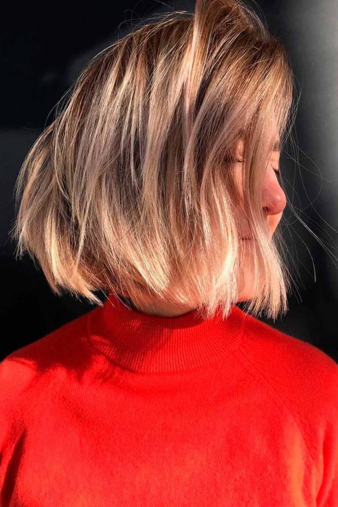 Layered short outlet hair straight