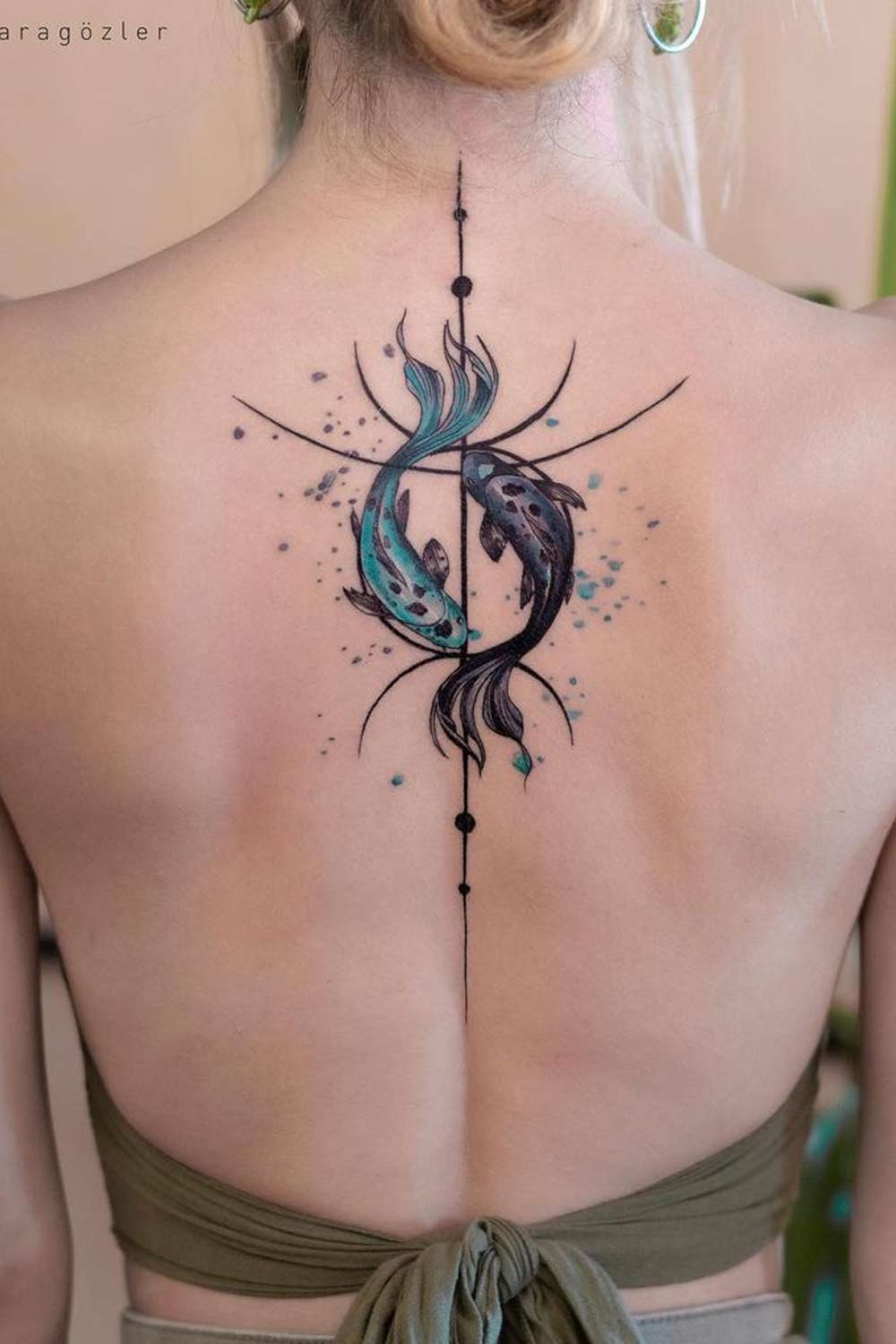 Skinzophrenic Tattoos - Stunning circling koi fish by @anniem_tattoo . . . # tattoo #tattoos #koifish #japanese #koicarp #3rl #3rlonly #dotwork  #tattoosforwomen | Facebook