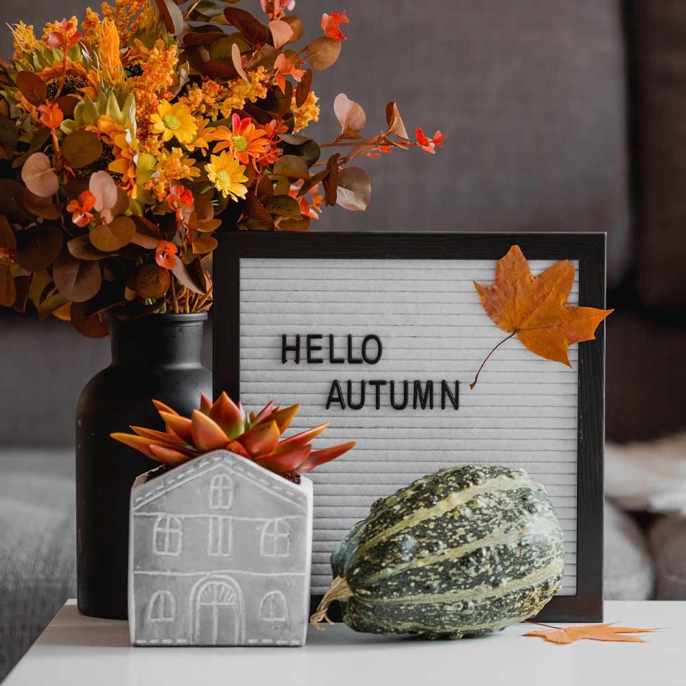 Fall Foliage Home Decoration