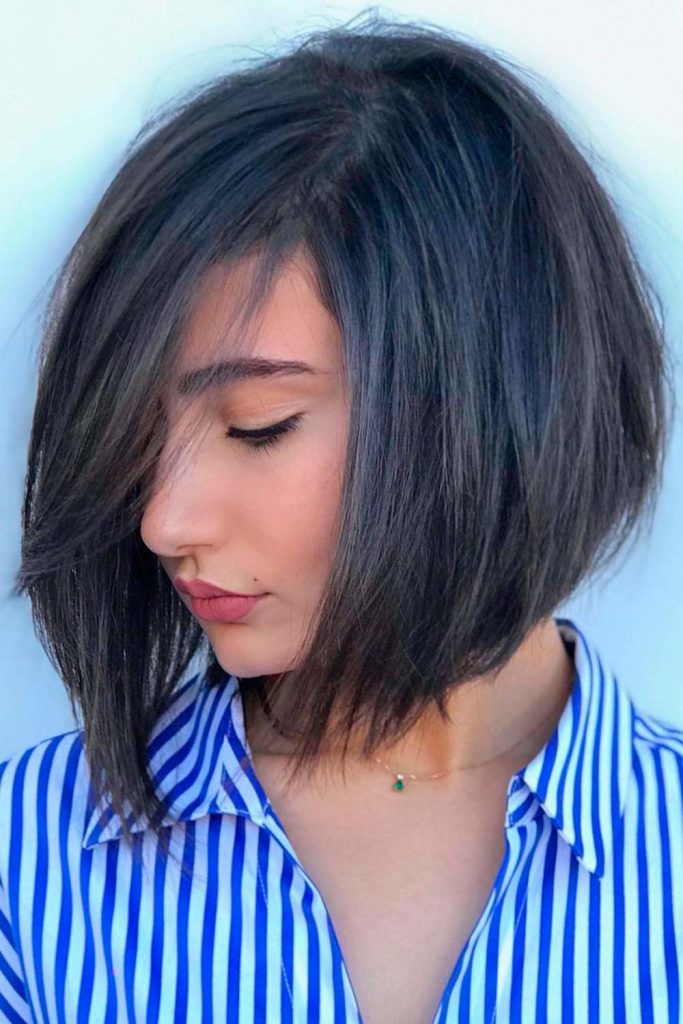 Messy Inverted Long Bob