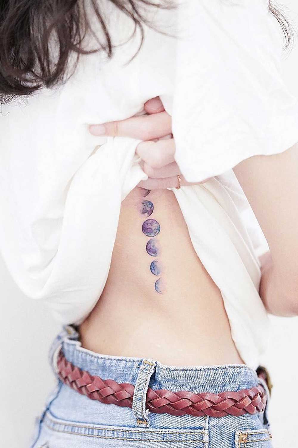 Phases of the Moon Tattoo