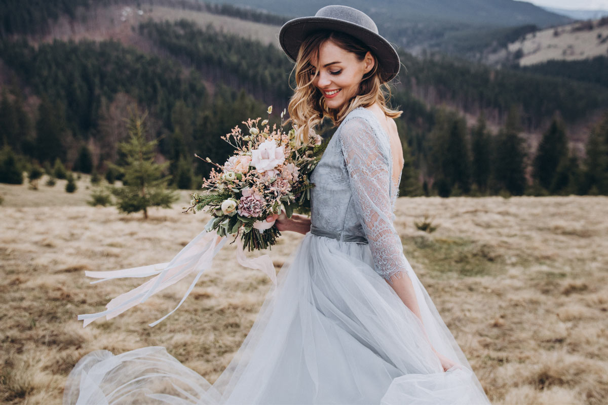 Blue Wedding Dress Ideas For A Modern And Fashion Forward Bride