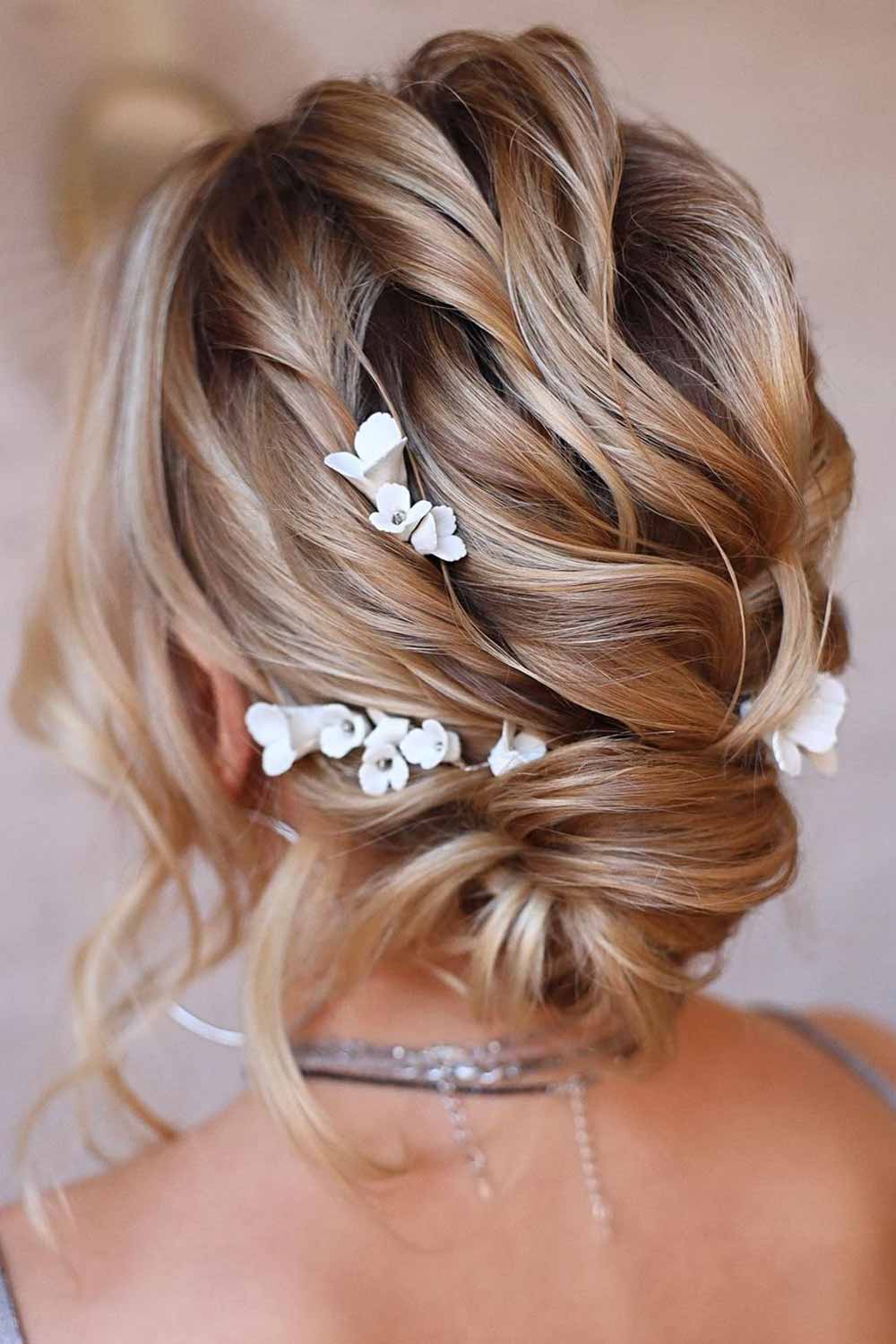 French Updo with Accessories